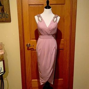 BRAND NEW WITH TAGS tfnc Dora midi wrap dress.